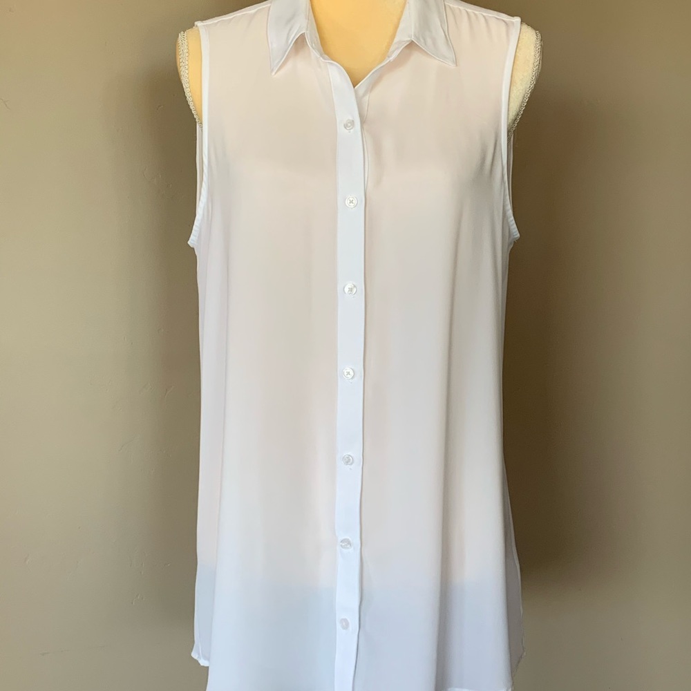 Express white sleeveless shirt, size Large - Picture 6 of 6